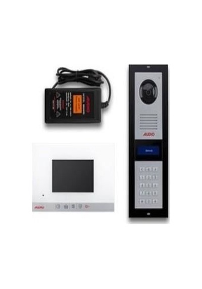 Audio 3002 3 Daire Görüntülü Şifreli 4.3'' Diafon Sistemi
