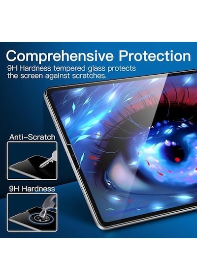 Kolay Kurulum Mekanizmalı Tablet Cam S10 Fe Plus 13.1 Sm-x626 İle Uyumlu Tablet Ekran Koruyucu Apar