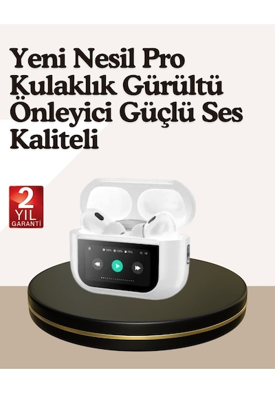 Dokunmatik Kontrollü Gürültü Önleyici Bluetooth Kulaklık Şarj Göstergeli Antrasit Melanj