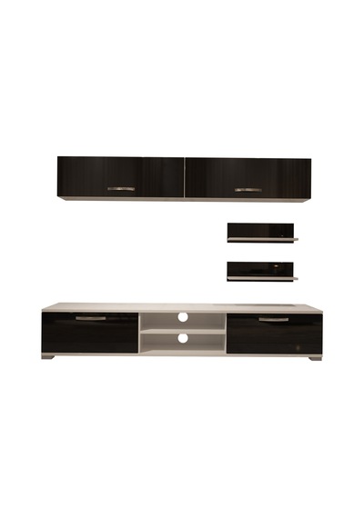 Decoraktiv Eko 5 Mdf Dvd Tv Ünitesi Tv Sehpası Beyaz - Siyah
