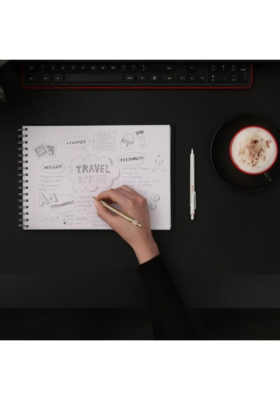 Rotring 600 İnci Beyaz Tükenmez Kalem Diğer