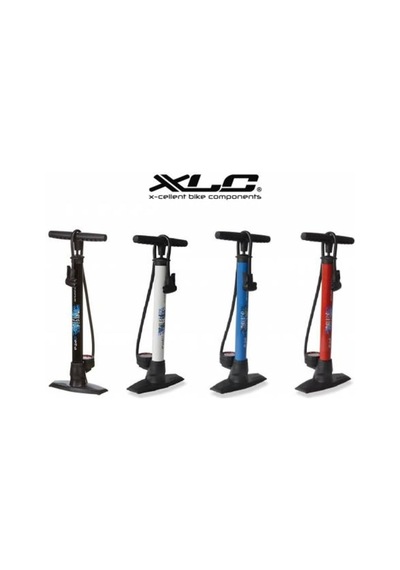 XLC Pompa Ayaklı Delta PU-S04 11 Bar Çift Sibob Uyumlu 160 PSI Siyah