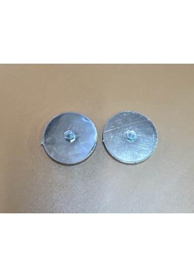 Yuvarlak Nikel Sarı Reflektör 2 Adet 6mm Vidalı