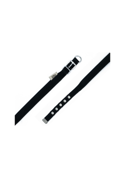 Doggie Konfor Dokuma Boyun Tasması Siyah 1.5 x 25-30 CM