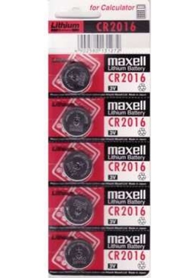 LEDA LEDA LEDA , LEDA Maxell Cr2016 3v Lityum Düğme Pil 5'li Pake