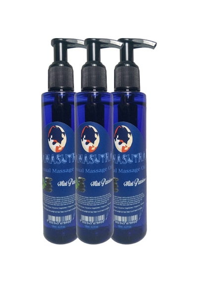 Kamasutra Nane Aromalı Vücut Masaj Yağı Mint Flavored Massage Oil 125 Ml 3 Adet