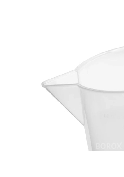 Borox Kulplu Plastik Beher 500 Ml - Kabartma Dereceli Beaker