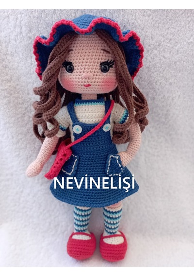 Amigurumi Ezgi Bebek Çok Renkli