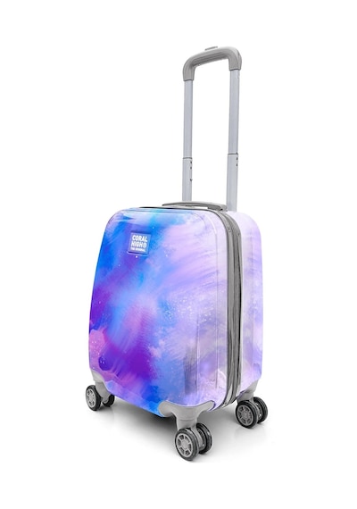 Coral High Renkli Desenli Mini Kabin Boy Valiz 40cm 16769 Çok Renkli