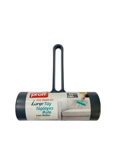 Proff Geniş Evcil Hayvan Yapışkanlı Rulo Tüy Toplayıcı 60 Yaprak - 16 Cm. - 1 Adet Beyaz