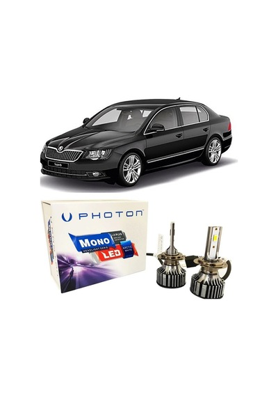 Skoda Superb 2 Led Xenon Sis Farı Ampulü H8 Mono Yeni Seri Beyaz 2008-2015
