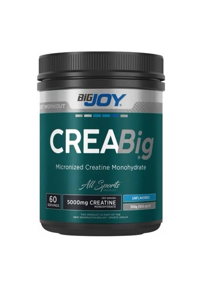 Bigjoy Sports Creabig Powder 300 Gr 60 Servis Aromasız Creatine