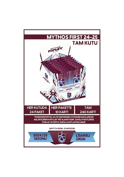 Mythos Cards Trabzonspor 2024-25 Mythos First - Tam Kutu