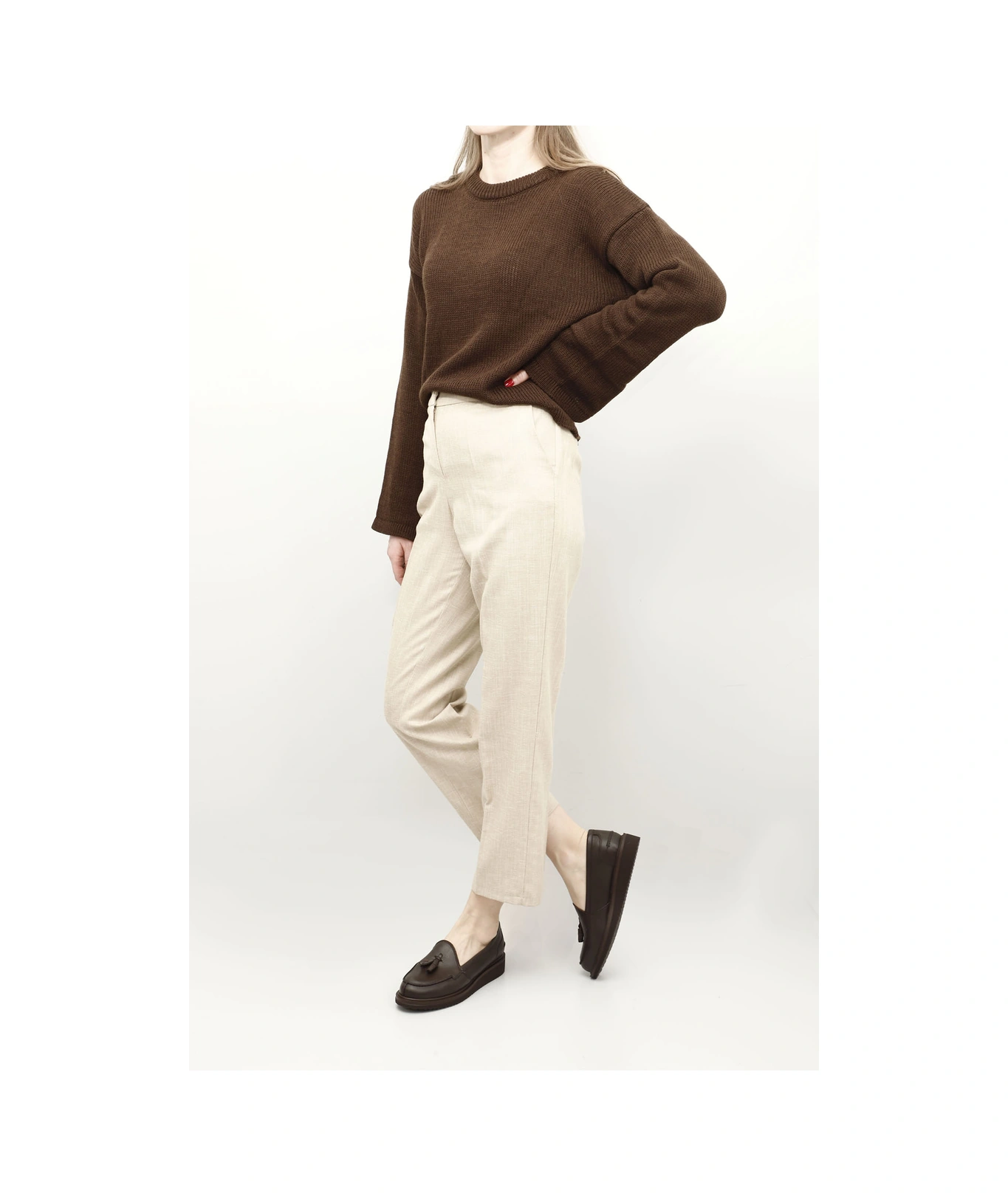 Gönderi(R) Gönderi R Kadın Kahve Antik Dolgu Taban Hakiki Deri Loafer Ayakkabı Gdza13424097 Kahverengi