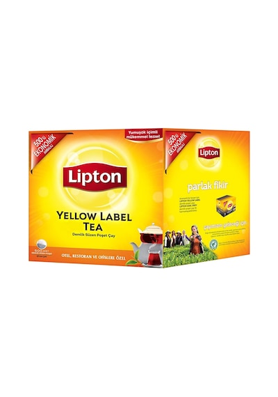 Lipton Yellow Label Siyah Süzen Demlik Poşet Çay 500 x 3.2 G