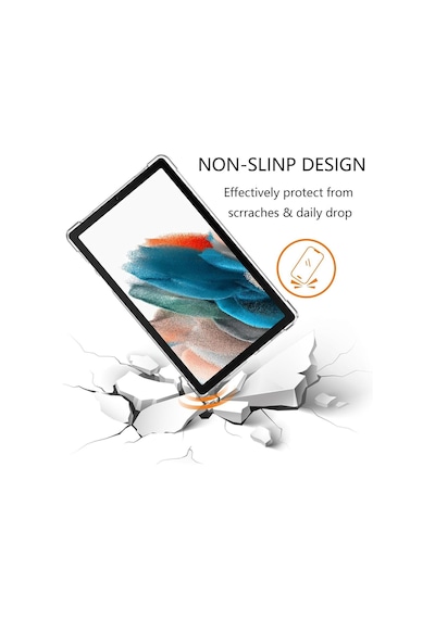 Samsung Galaxy Tab A9 8.7'' Inç Tablet Uyumlu Silikon Kılıf Şeffaf Köşe Korumalı Sm-x110 Kılıf