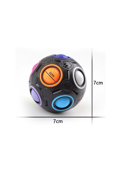 Siyah Gökkuşağı Bulmaca Topu ,speed Cupe Küp Zeka Küpü 3x3 Pastel Renkler Hız Küpü 2 Li Set Eğitici Zeka Oyunu