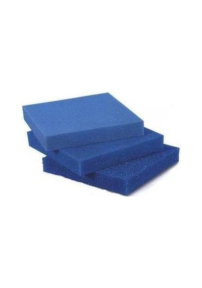 Biyolojik Filtre Süngeri Mavi 25x25x5cm Diğer