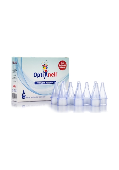 Optinell Yumuşak Uçlu Burun Aspiratörü Yedek Ucu 2 x 10'lu
