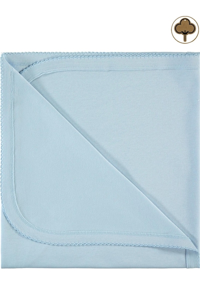 Civil Baby Organik Tek Kat Battaniye 95X85 Cm Mavi 32330R025Ss1-1 Mavi