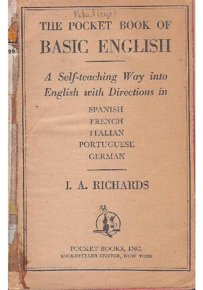 The Pocket Book Of Basic English - I. A Richards 2.el