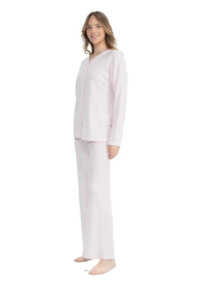 U.S. Polo Assn. U.s Polo 17097 Önden Düğmeli Pijama Takım 001