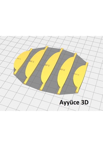 Ayyüce 3d, Audi A3 8p Havalandırma Izgara Takım Siyah Baskı