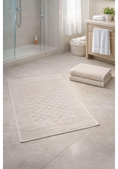 3 Lü Banyo Ayak Havlusu Seti Damatouch