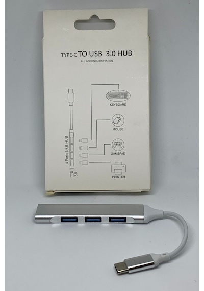 All 4 In 1 Type-c To Usb 3.0 Hub Adaptör Çevirici Dönüştürücü Çoğaltıcı