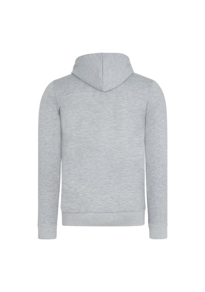 V4011 Dewberry Erkek Kapşonlu Sweatshırt-gri Gri