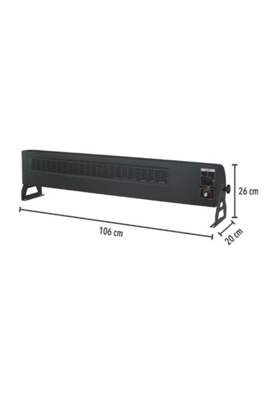 Elektrokonfor Vortex 360 6000w Uk Elektrikli Fanlı Isıtıcı 3000w/6000w Krem