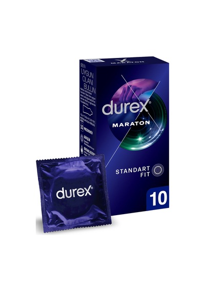 Durex Maraton Geciktiricili Prezervatif 10'lu - 8 Adet Tarı