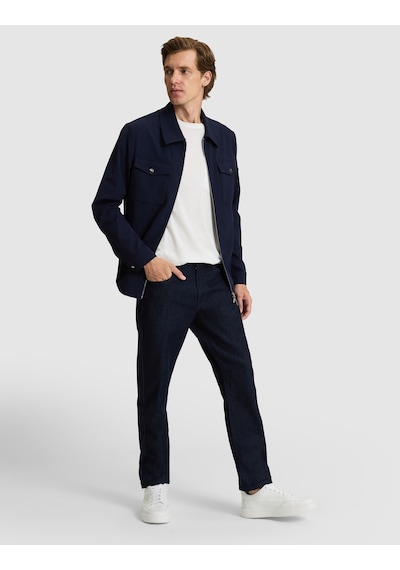 Pierre Cardin Lacivert Regular Fit Fermuarlı Ceket 50287493-vr033