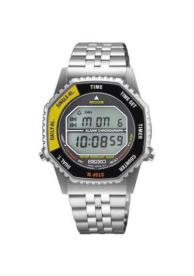 Smgg17p1 Seiko Rotocall Dijital Kol Saati Metalik