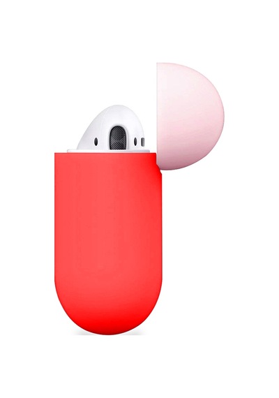 Apple AirPods Uyumlu Kılıf Zore Airbag 13 Silikon Pembe