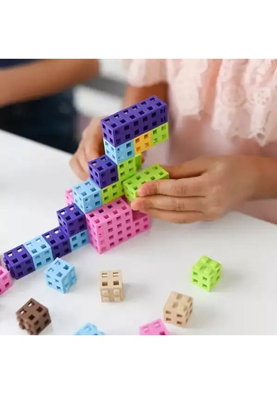 Meli Cube Pink 200 Parça Blok Seti 50812