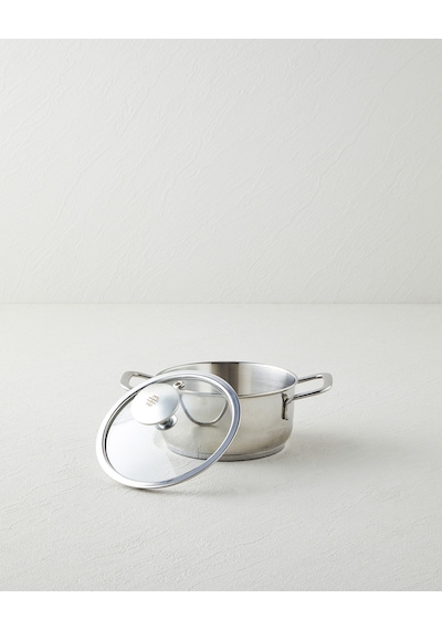 English Home Siena Çelik Mini Tencere 12 Cm Silver Silver