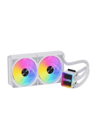 Dark 240mm Freezer W247w Dkccw247w Rgb Sıvı Soğutmalı Am5-1700p İşlemci Fanı Beyaz
