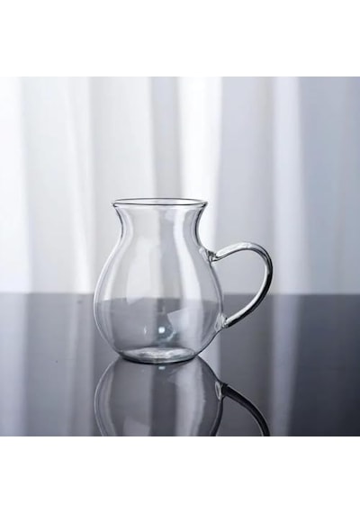 Keyfi Ala Borosilikat Cam Çay Bardağı Seti, 200ml, 6&apos Lı, Termisil Kupa, Şık Ve Dayanıklı 12 Aeropress