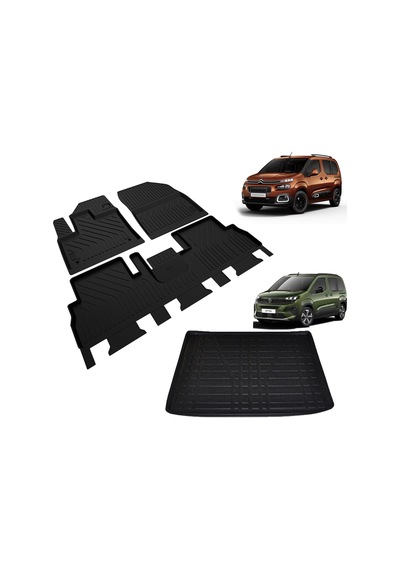 Berlingo Rifter Paspas Bagaj Havuzu Set Kokusuz 2019 2020 2021 2022 2023 2024 2025