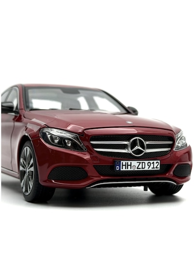 Venüs Hobi // 1:18 Ölçek Mercedes C - Class 2015 Red Metalic