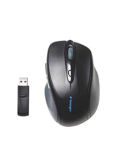 Pro Fit Kablosuz Optik Mouse, Tam Boy, Sağ El Ile Uyumlu, 2 Adet Aa Pil Pakete Dahil, Windows & Macos Uyumlu, Siyah