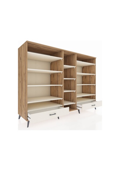 Kronos Dolap 14 Raflı 2 Çekmeceli 220x59x163 Çam-aytaşı Çam-aytaşı Kronos Dolap 14 Raflı 2 Çekmeceli 220x59x163 Çam-aytaşı Çam-aytaşı
