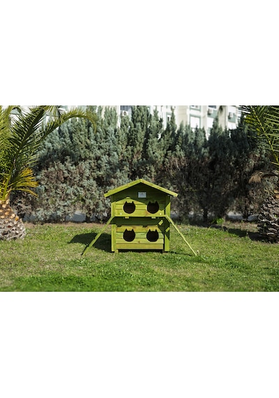 4 Yuvalı Kedi Evi Pati Emlak