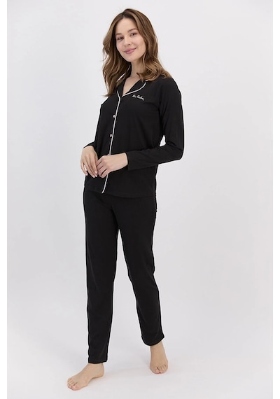 Pierre Cardin Pc7717 Gömlek Yaka Pijama Takım 001
