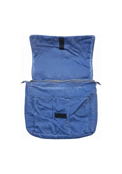 Old Cotton Cargo Mulater Bag Oil Postacı Çantası Lacivert