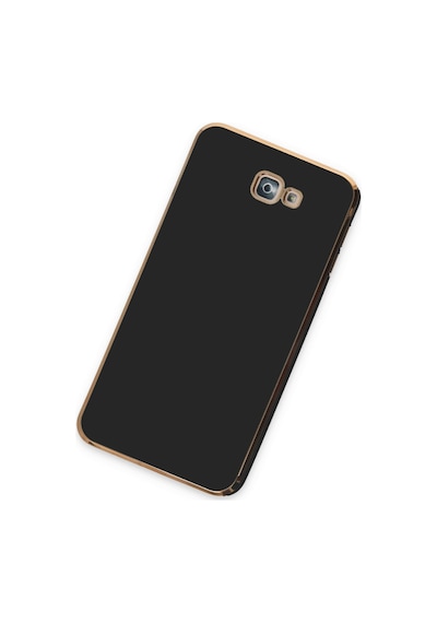 Samsung Galaxy  Uyumlu,  J7 Prime Kılıf Volet Silikon - Siyah