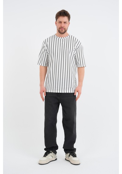 Redline Shift Erkek Oversize Tişört Beyaz