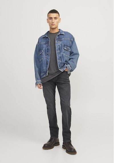 Jack & Jones Erkek Mike 270 Comfort Fit Jean 12246915 Black Denim Siyah