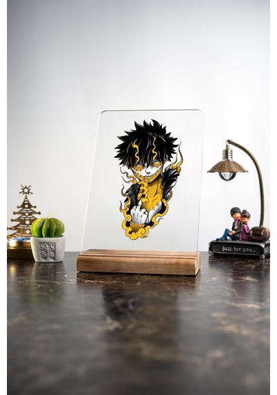 Ev My Hero Academia Dabi, Eşya, Ürünler, Masa Dekoratif Ahşap Obje